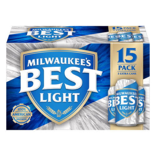 Milwaukee's Best Light Beer, 15 Pack