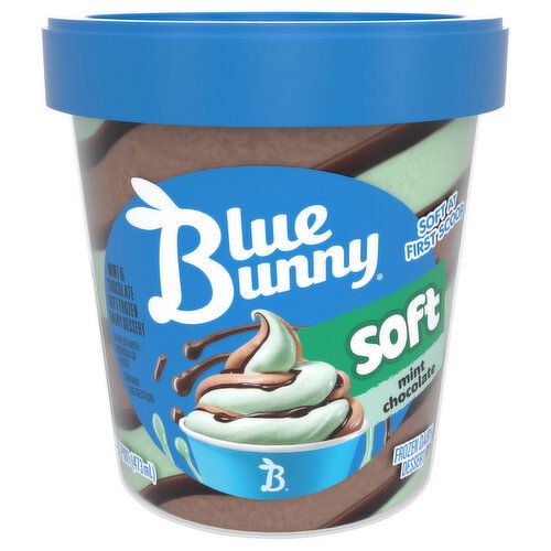 Blue Bunny Soft Mint Chocolate Frozen Dairy Dessert