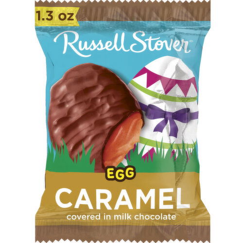 Russell Stover Easter Caramel Milk Chocolate Easter Egg