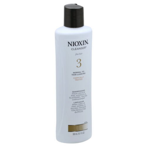 Nioxin Cleanser Shampoo, 3, Fine Hair