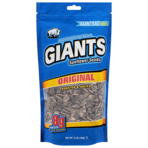 Giants Roasted & Salted Original Sunflower Seeds Giant Bag