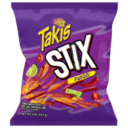 Takis Stix Fuego Corn Snack Sticks