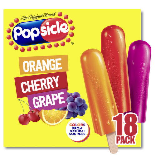 Popsicle Orange Cherry Grape