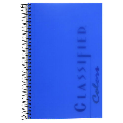 Tops Classified Colors Notebook, Business, Premium Heavyweight Sheets