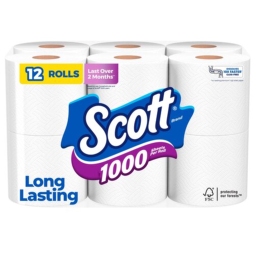 Scott 1000 Toilet Paper Bath Tissue