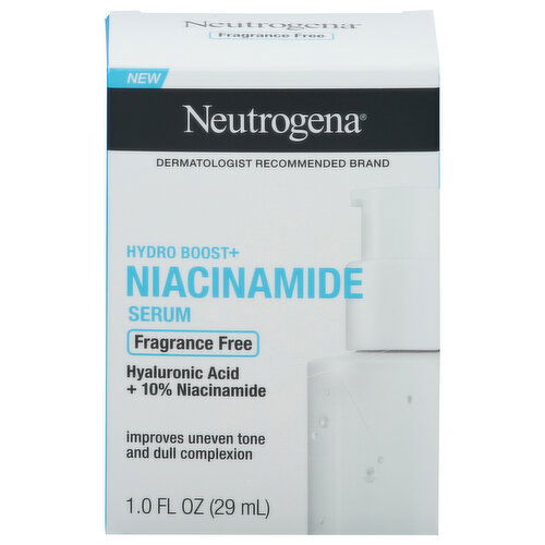 Neutrogena Hydro Boost+ Niacinamide Serum, Fragrance Free