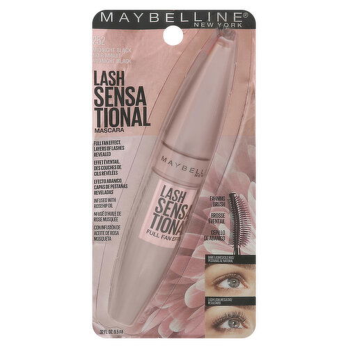 Maybelline Lash Sensational Mascara, Midnight Black 252