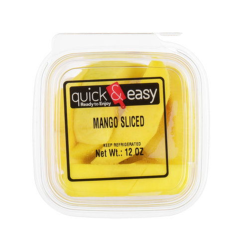 Quick and Easy Mango Sliced