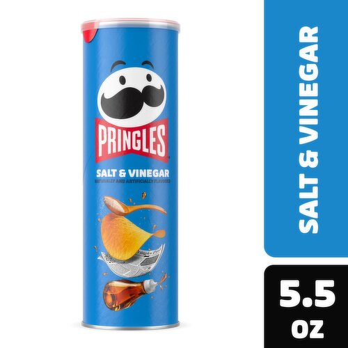 Pringles Potato Crisps Chips, Salt and Vinegar