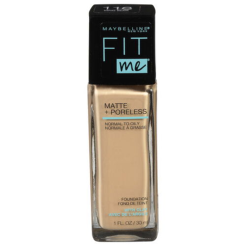 Fit me! Foundation, Matte + Poreless, Light Beige 118