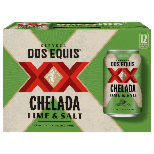 Dos Equis Chelada Lime & Salt Beer