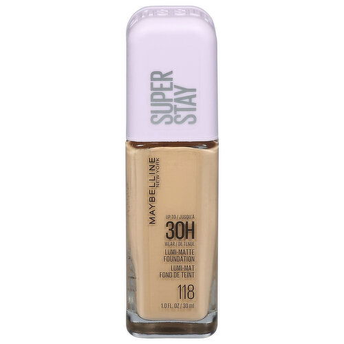 Maybelline Super Stay Foundation, Lumi-Matte, 118