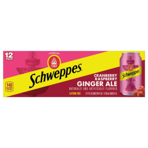 Schweppes Ginger Ale, Cranberry Raspberry