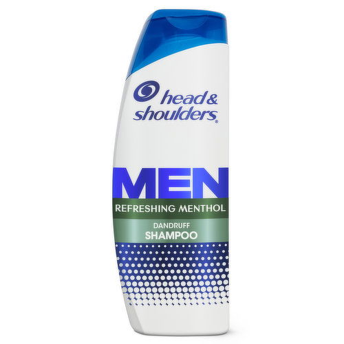 Head & Shoulders Mens Dandruff Shampoo, Refreshing Menthol, 12.5 oz