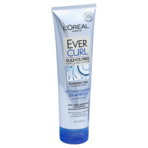 L'Oreal Ever Curl Shampoo, Hydracharge, Coconut Oil