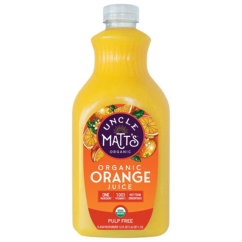 Uncle Matt's Organic Orange Juice, Organic, Pulp Free