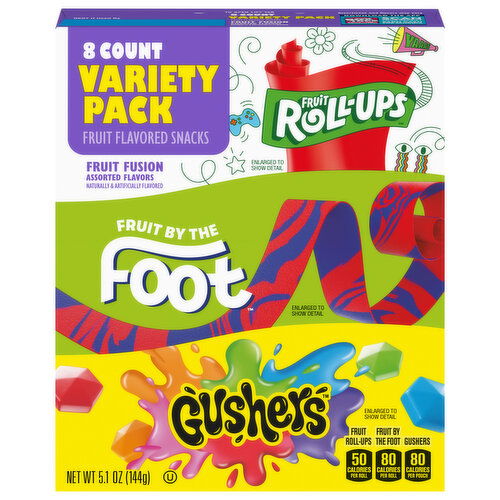 General Mills Fruit Fusion Assorted Flavors Fruit Flavored Snacks Variety Pack