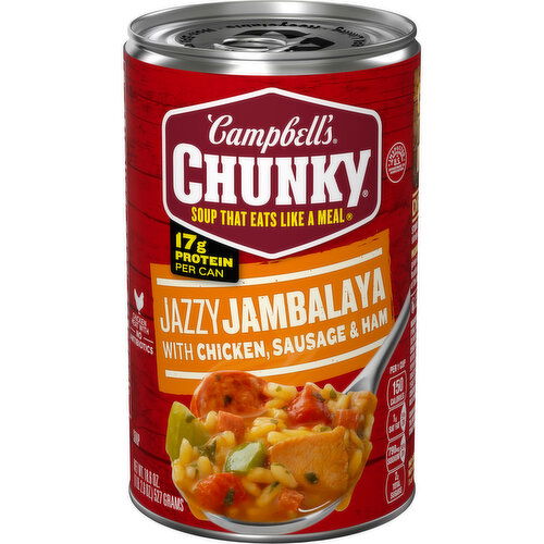 Campbell's® Chunky® Jambalaya With Chicken, Sausage and Ham