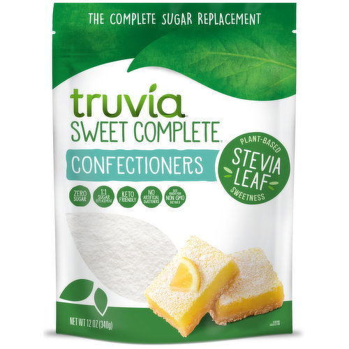 Truvia Sweet Complete Confectioners Calorie-Free Sweetener with the Stevia Leaf Bag