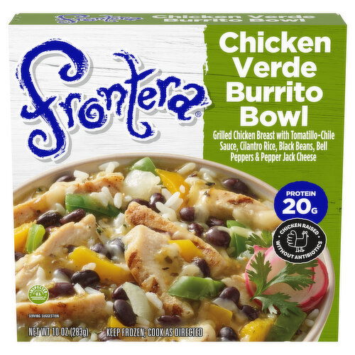 Frontera Chicken Verde Burrito Bowl