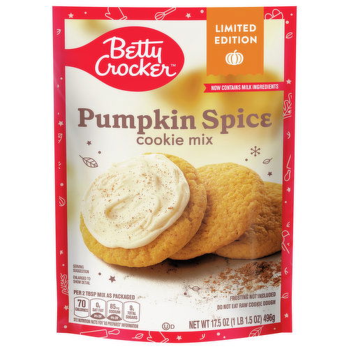 Betty Crocker Cookie Mix, Pumpkin Spice