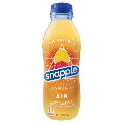 Snapple Elements White Tea, Prickly Pear & Peach, Air