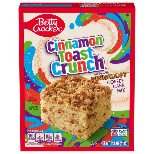 Betty Crocker Coffee Cake Mix, Cinnamon Toast Crunch