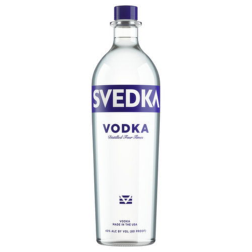 Svedka Vodka, Distilled Four Times