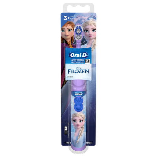 Oral-B 3+ Yrs Disney Frozen Soft Battery Toothbrush