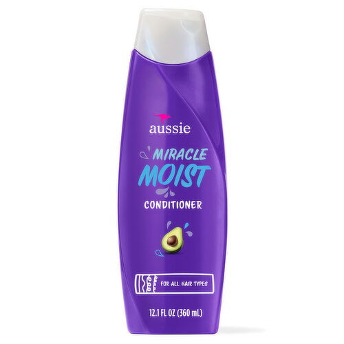 Aussie Aussie Miracle Moist Conditioner, 12.1 fl oz