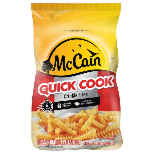 McCain Crinkle Fries, Quick Cook