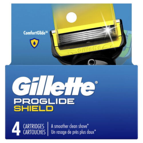 Gillette ProGlide Shield Razor Refills for Men, 4 Blade Refills