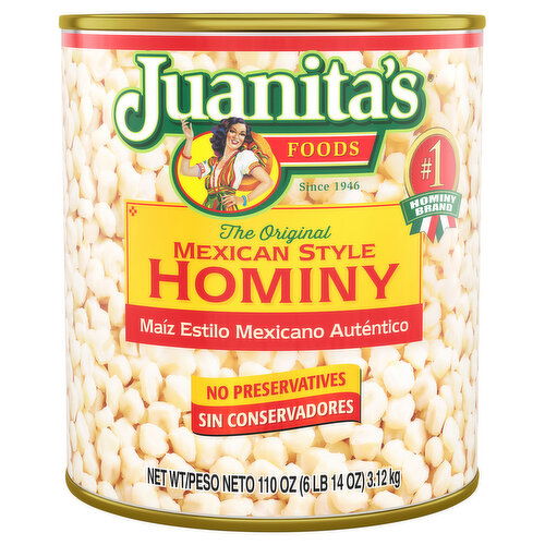 Juanita's Foods Hominy, The Original, Mexican Style