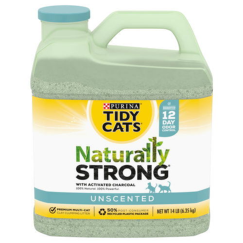 Tidy Cats Naturally Strong Cat Litter, Unscented