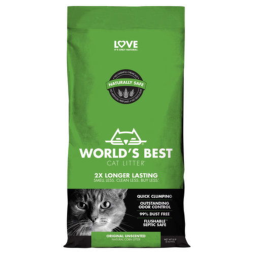 World's Best Cat Litter Original Unscented Clumping