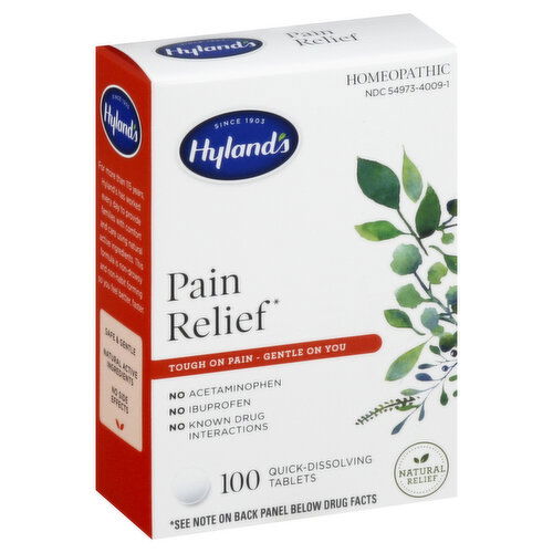 Hylands Pain Relief, Quick-Dissolving Tablets
