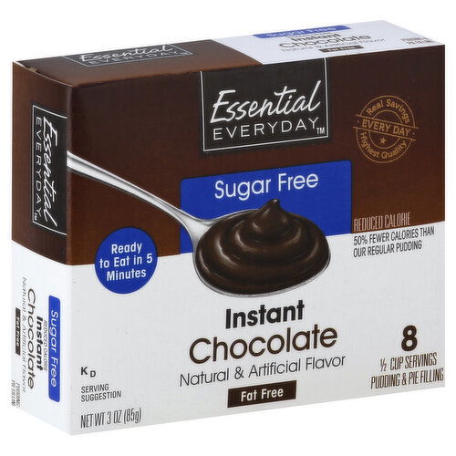 Essential Everyday Pudding & Pie Filling, Instant, Sugar Free, Chocolate