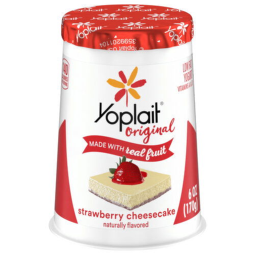 Yoplait Original Low Fat Strawberry Cheesecake Yogurt