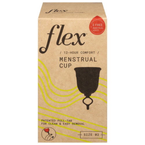 Flex Menstrual Cup, Size 02