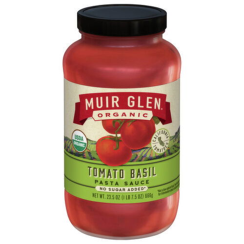 Muir Glen Organic Pasta Sauce, Tomato Basil