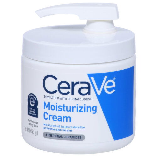 CeraVe Moisturizing Cream, 3 Essential Ceramides