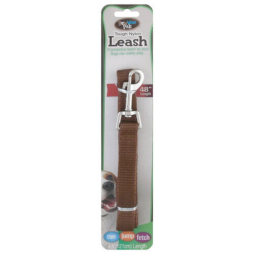 BowWow Pals Leash, Tough Nylon, 48 Inch Length