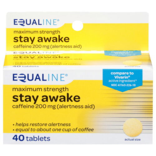Equaline Maximum Strength 200 mg Stay Awake