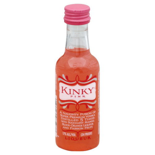 Kinky Pink Vodka, Mango, Blood Orange Liqueur and Passion Fruit