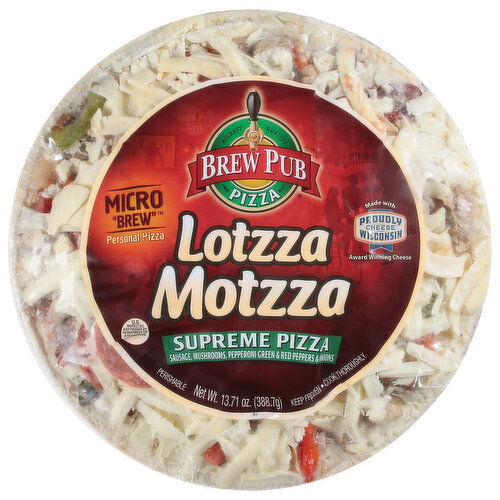 Brew Pub Lotzza Motzza Pizza, Supreme