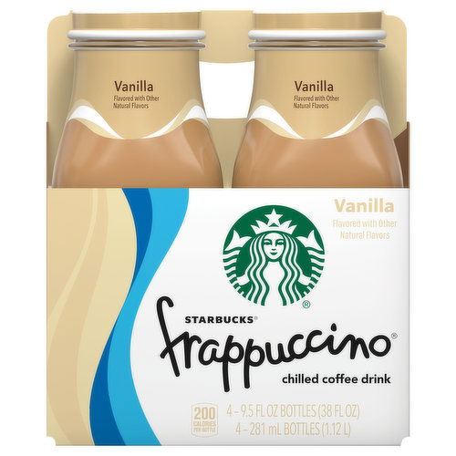 Starbucks Frappuccino Chilled Coffee Drink, Vanilla