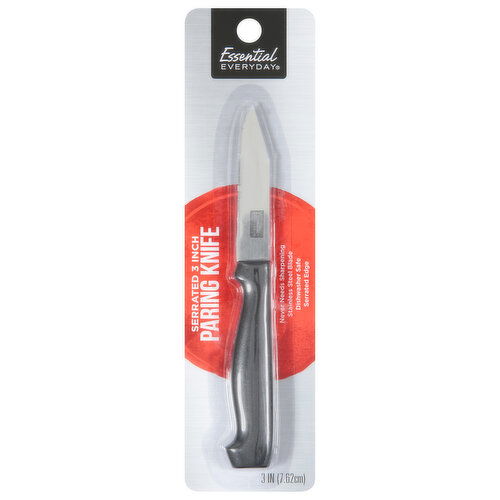 Essential Everyday Paring Knife, Serrated, 3 Inch