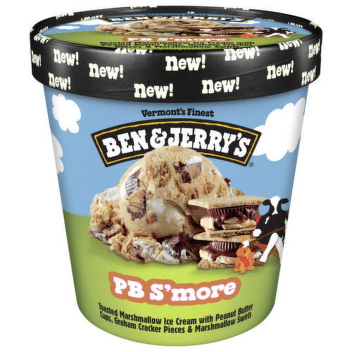 Ben & Jerry's Ice Cream, PB S'more