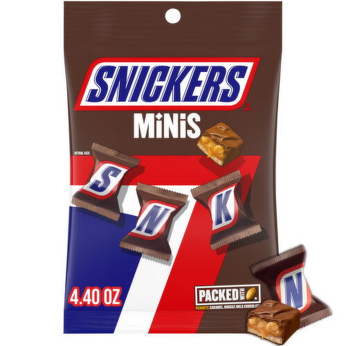 Snickers SNICKERS Minis Size Original Milk Chocolate Bars, 4.4 oz Bag