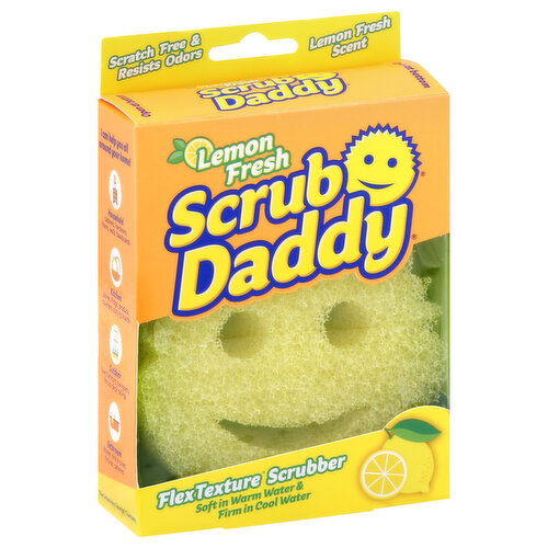 Scrub Daddy Scrubber, FlexTexture, Lemon Fresh